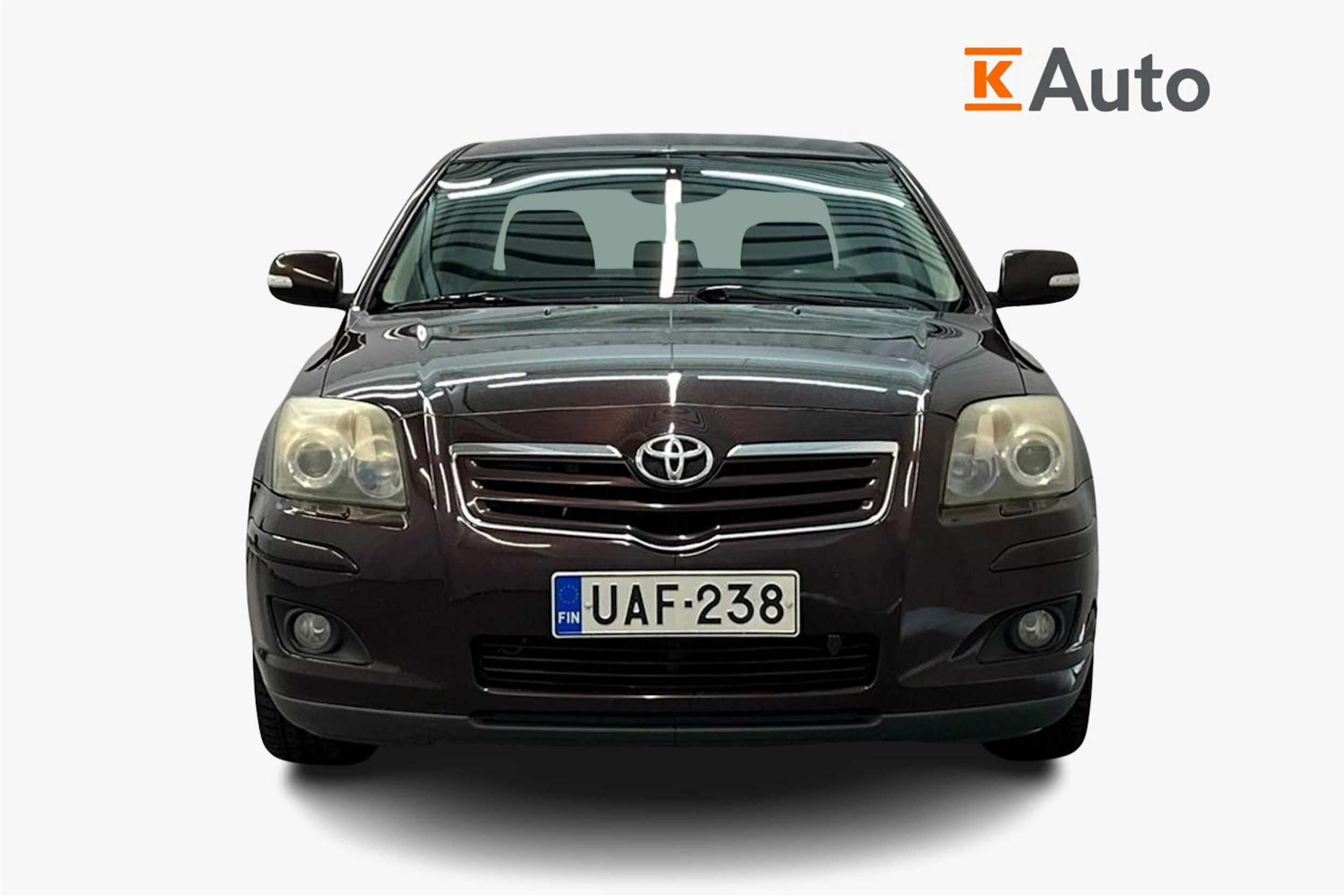 Punainen Toyota AVENSIS 2009 kuva 2.