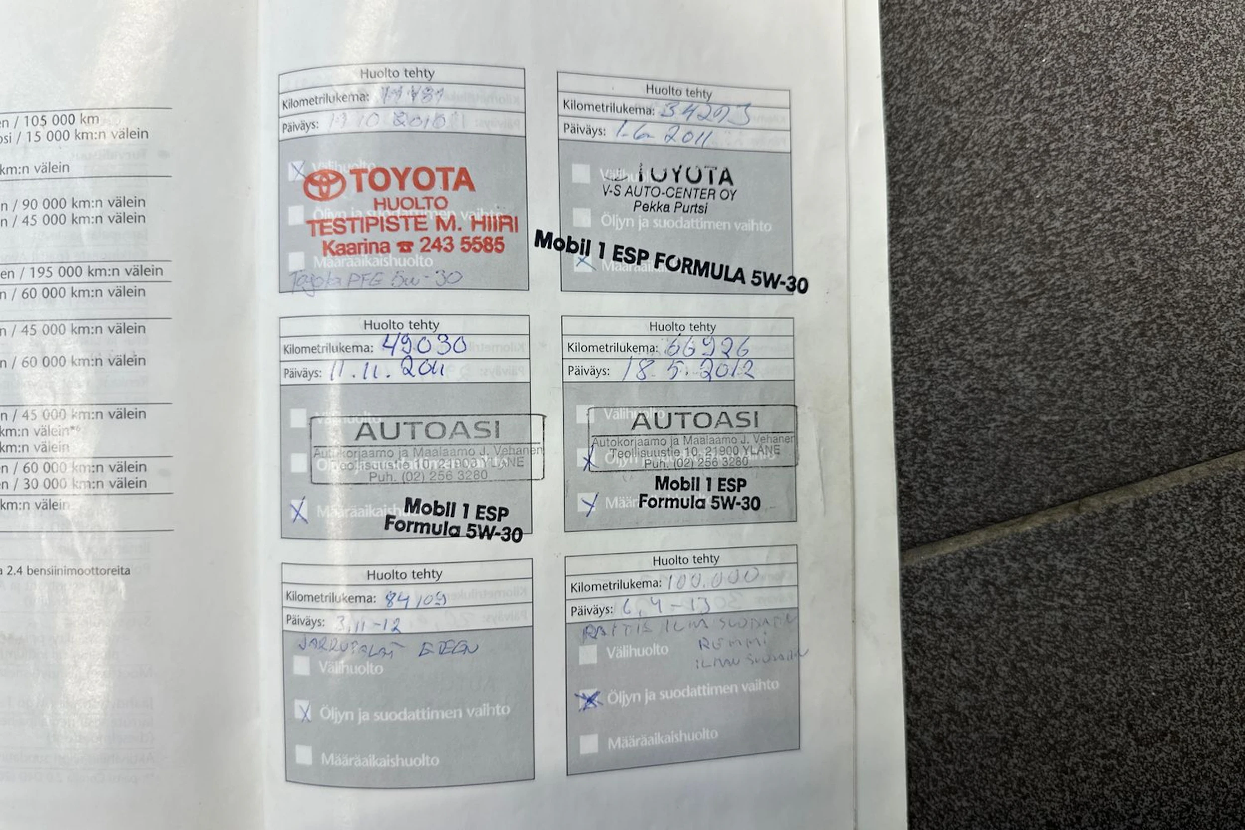 Punainen Toyota AVENSIS 2009 kuva 31.