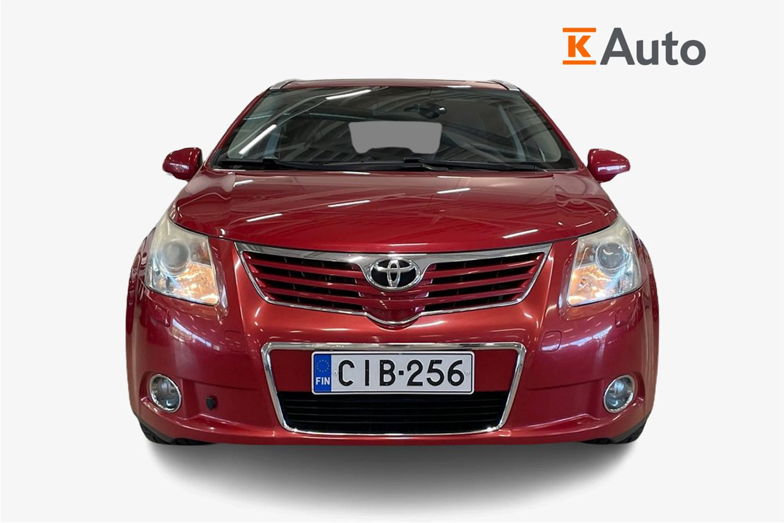 punainen Toyota Avensis 2011 kuva 4.