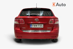 punainen Toyota Avensis 2011 kuva 4.
