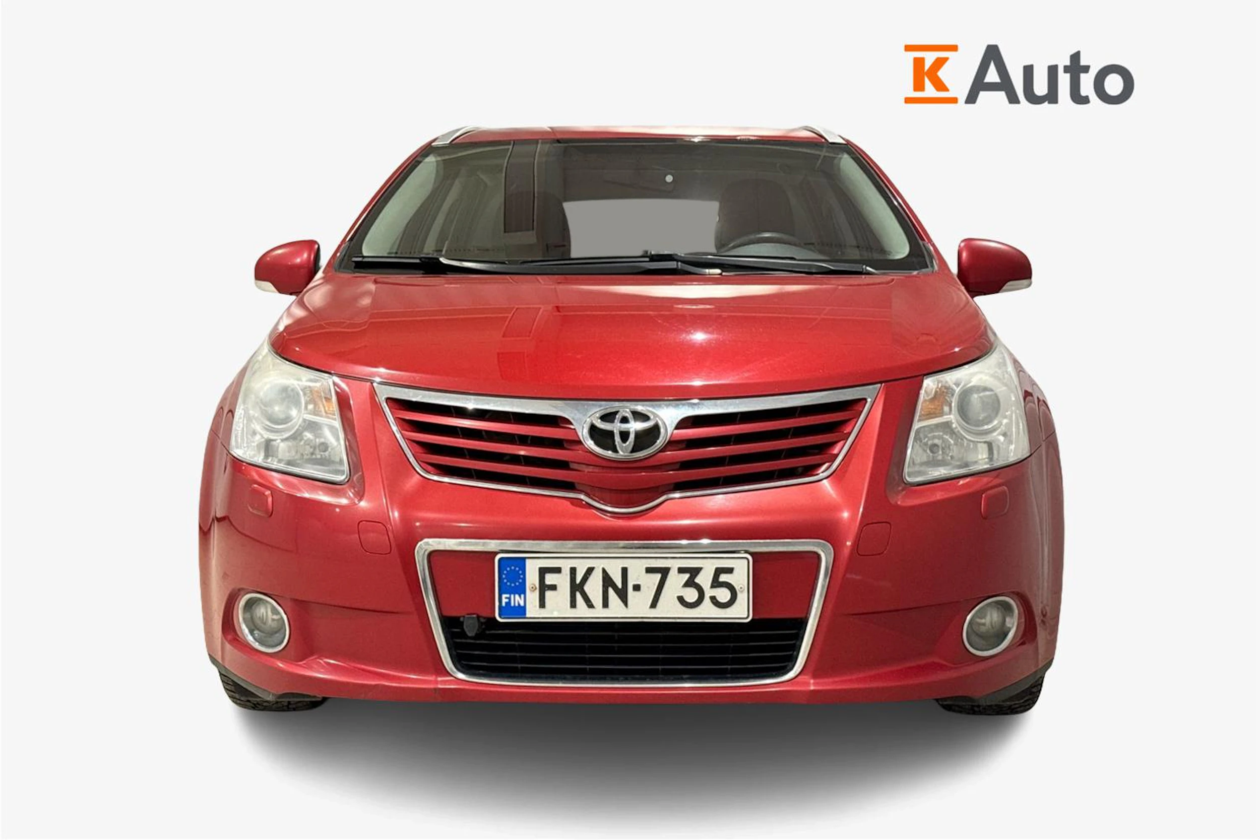 punainen Toyota Avensis 2011 kuva 5.