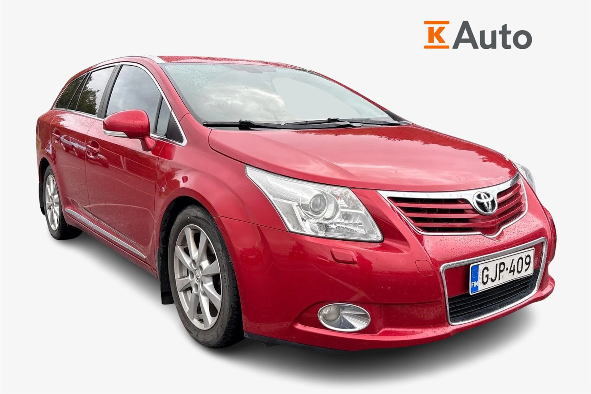 punainen Toyota Avensis 2011 kuva 1.
