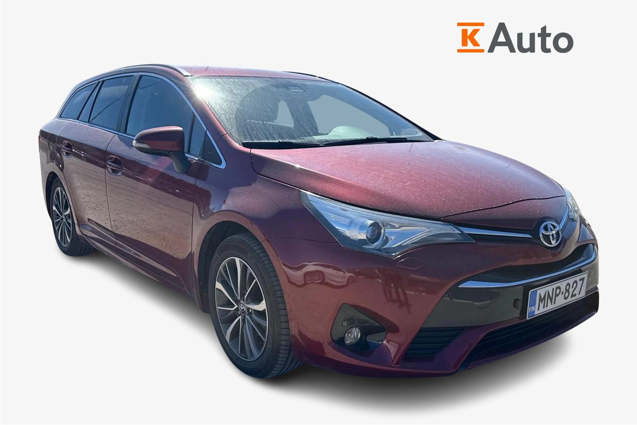 punainen Toyota Avensis 2018 kuva 1.