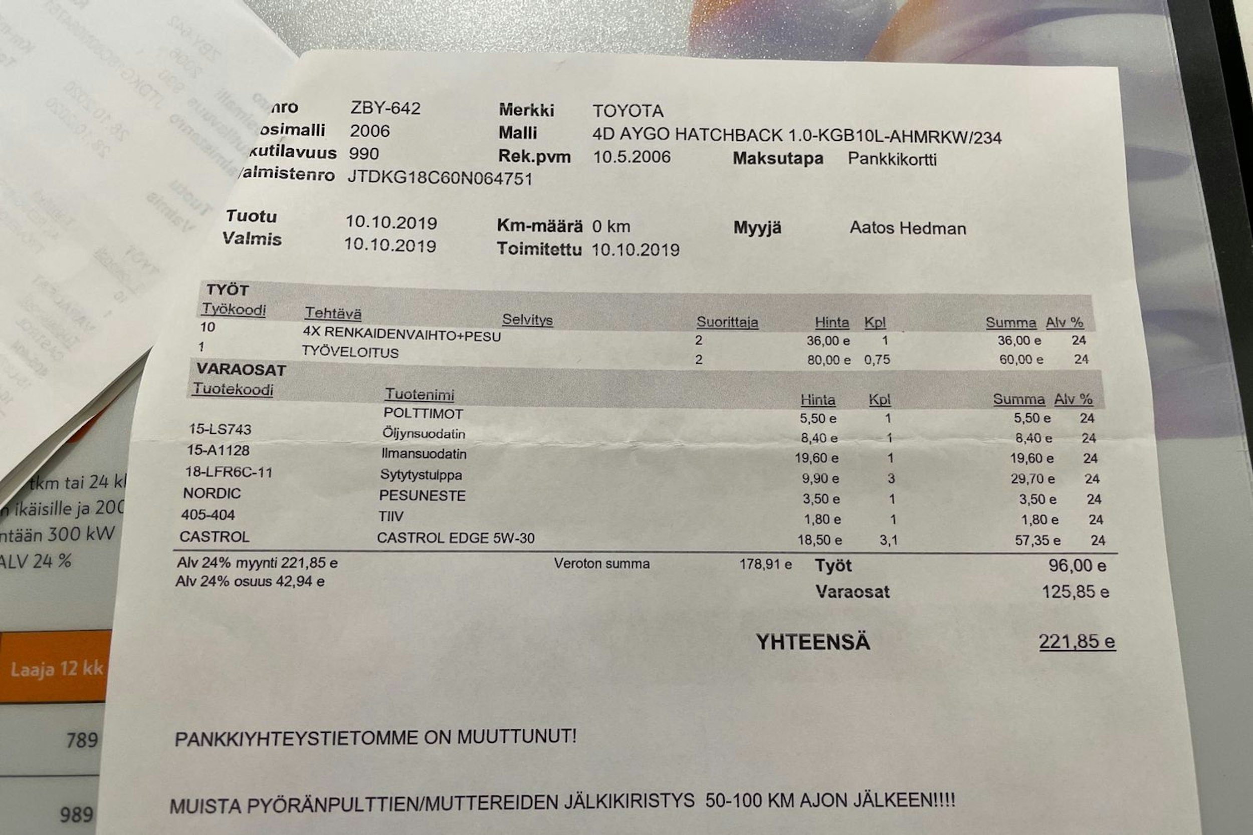 harmaa Toyota Aygo 2006 kuva 19.