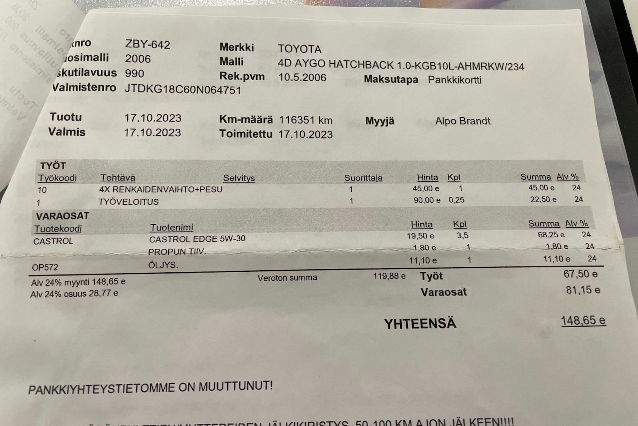 harmaa Toyota Aygo 2006 kuva 24.