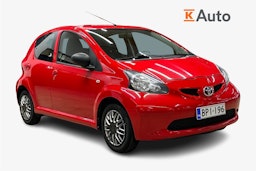 punainen Toyota AYGO 2007 kuva 1.