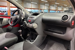 punainen Toyota AYGO 2007 kuva 11.
