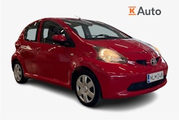 punainen Toyota AYGO 2007 kuva 1.