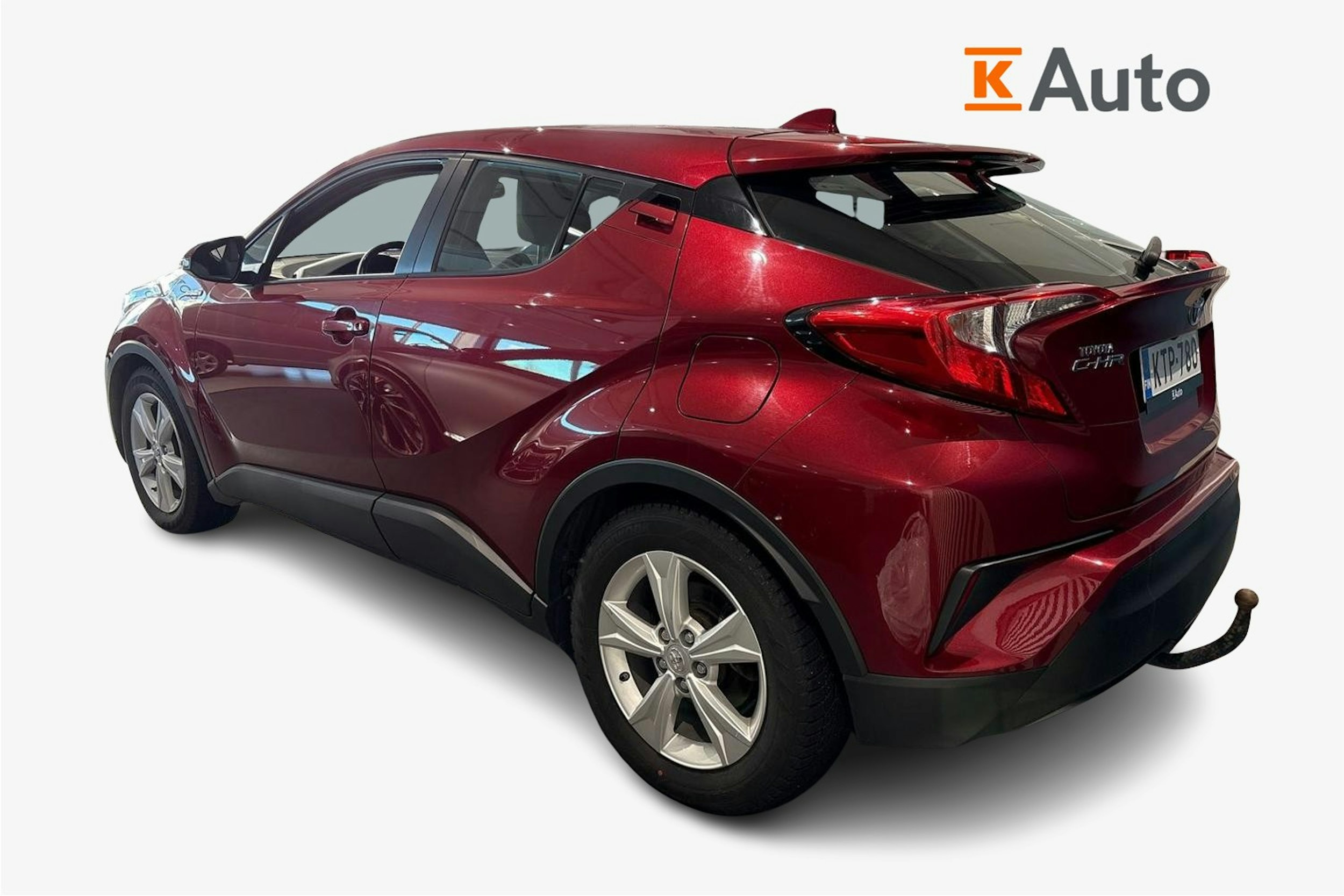 punainen Toyota C-HR 2018 kuva 2.