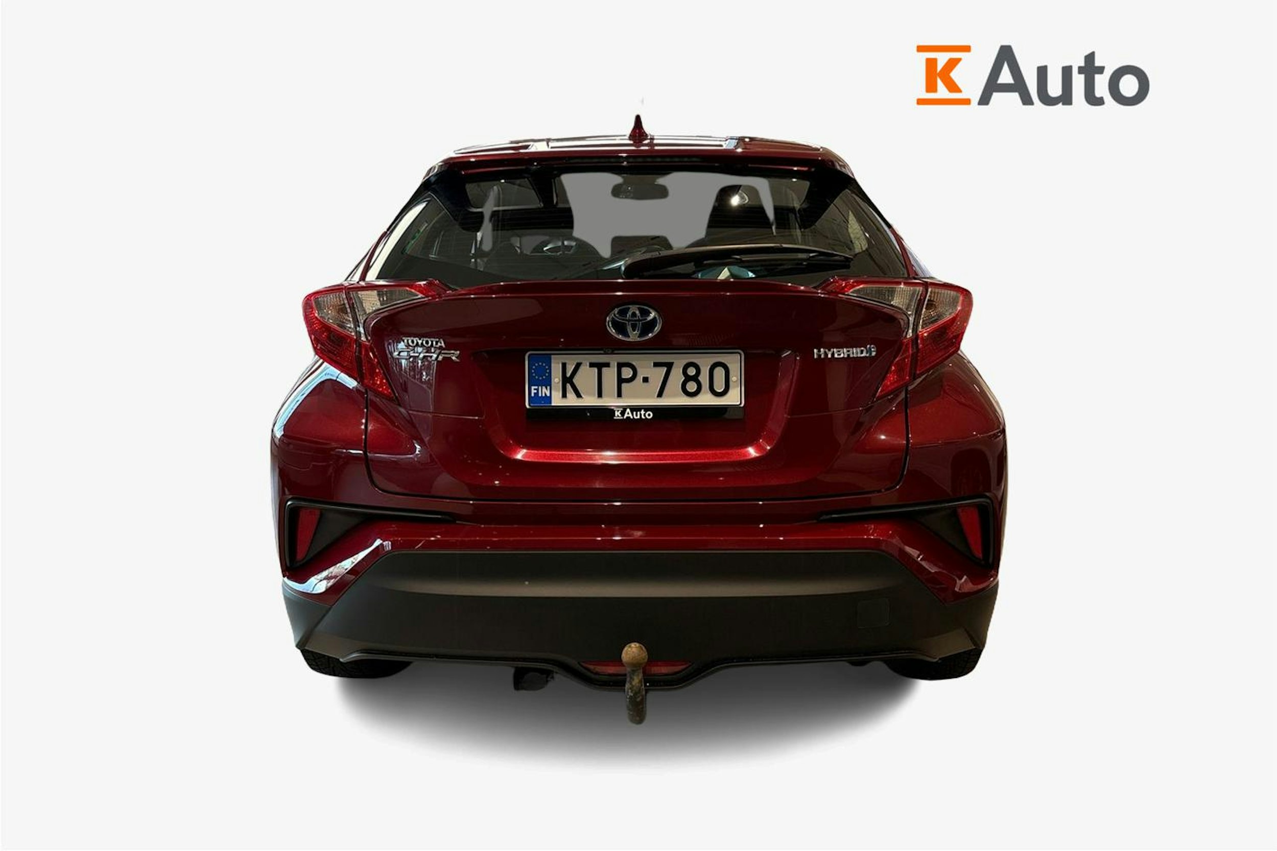 punainen Toyota C-HR 2018 kuva 3.