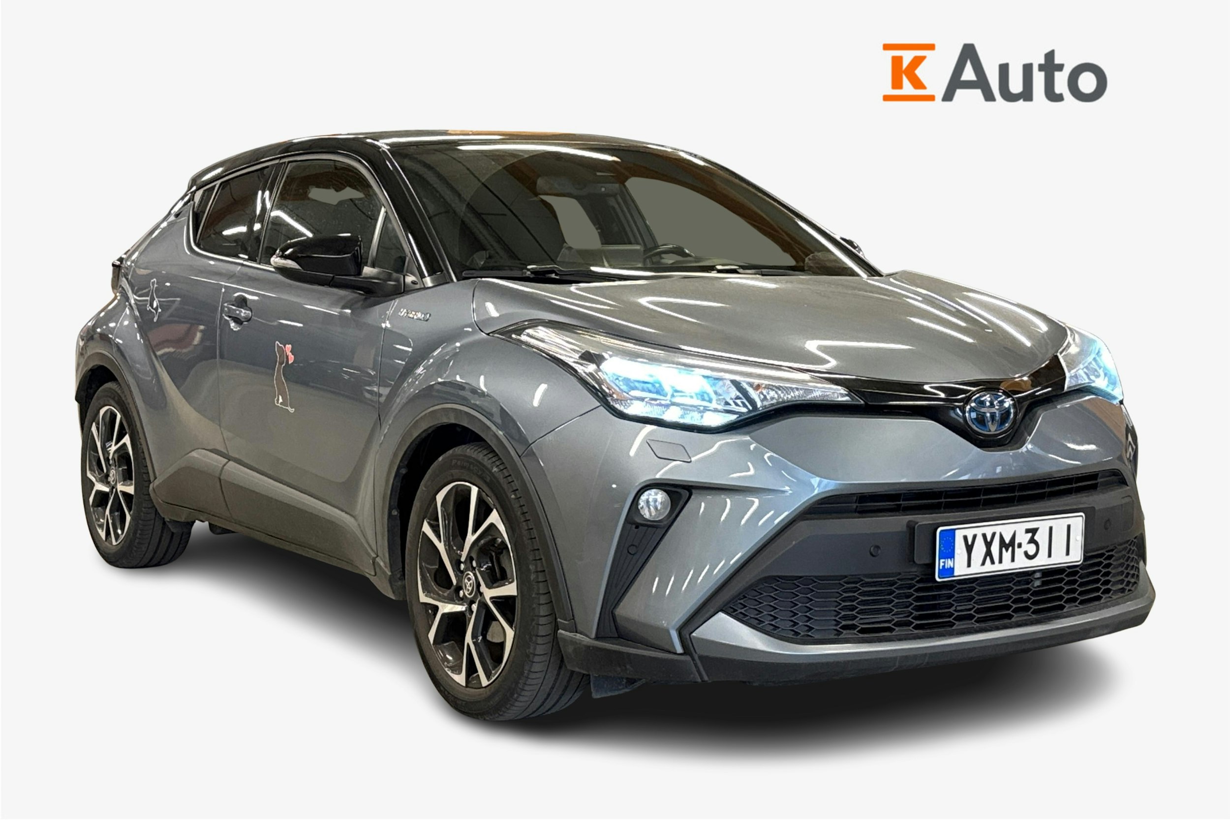 harmaa Toyota C-HR 2021 kuva 1.