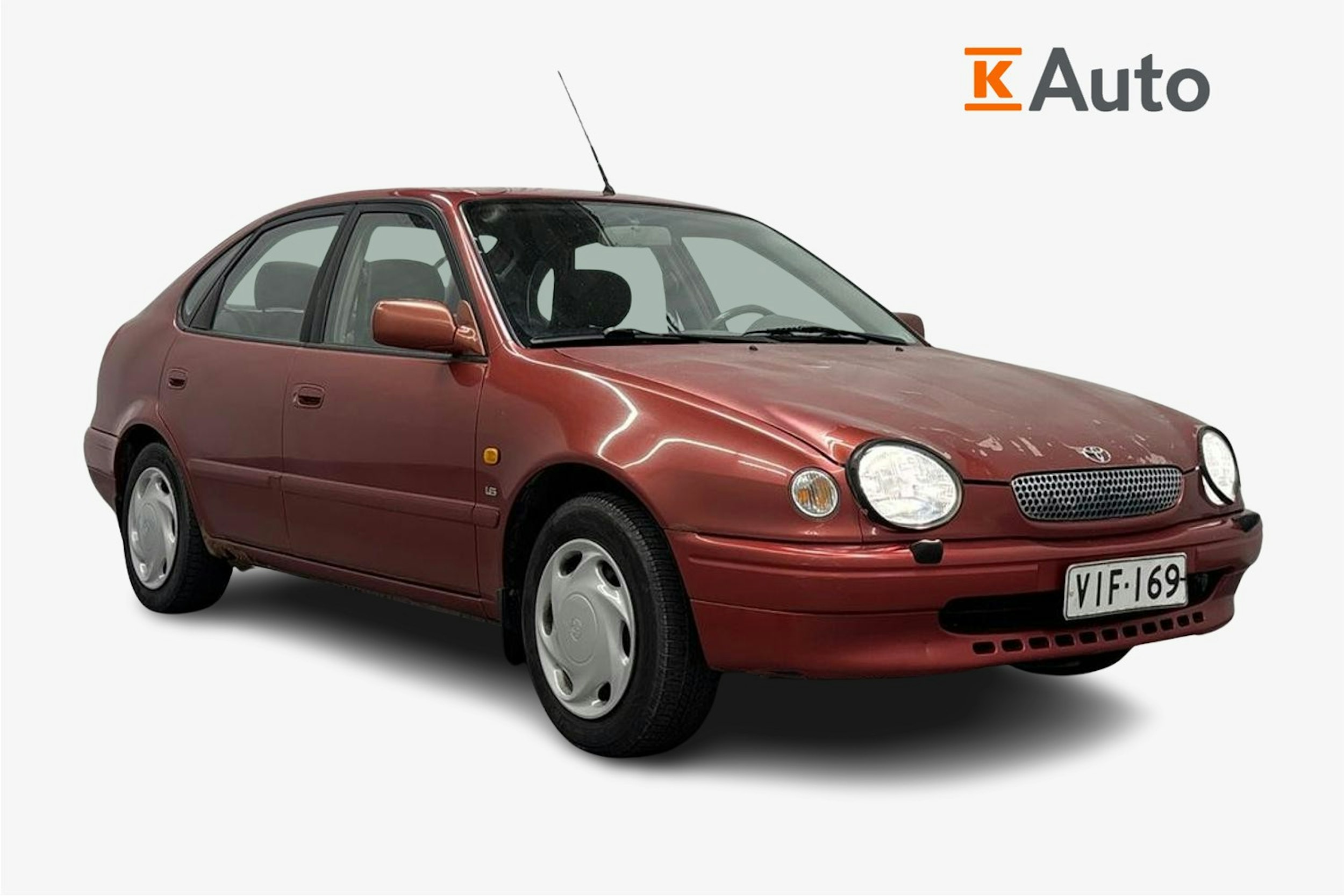 punainen Toyota Corolla 1998 kuva 1.