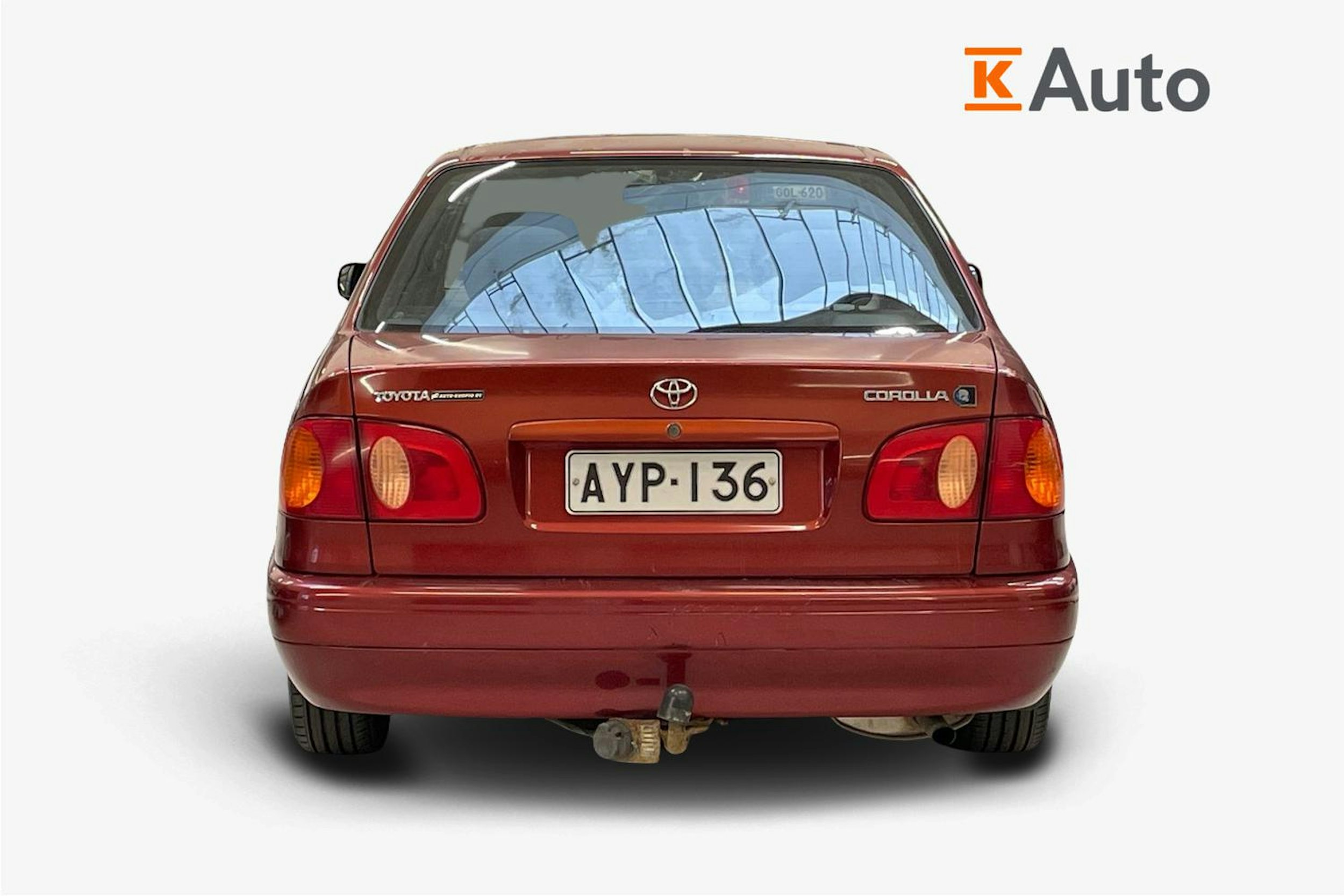 punainen Toyota Corolla 2000 kuva 3.