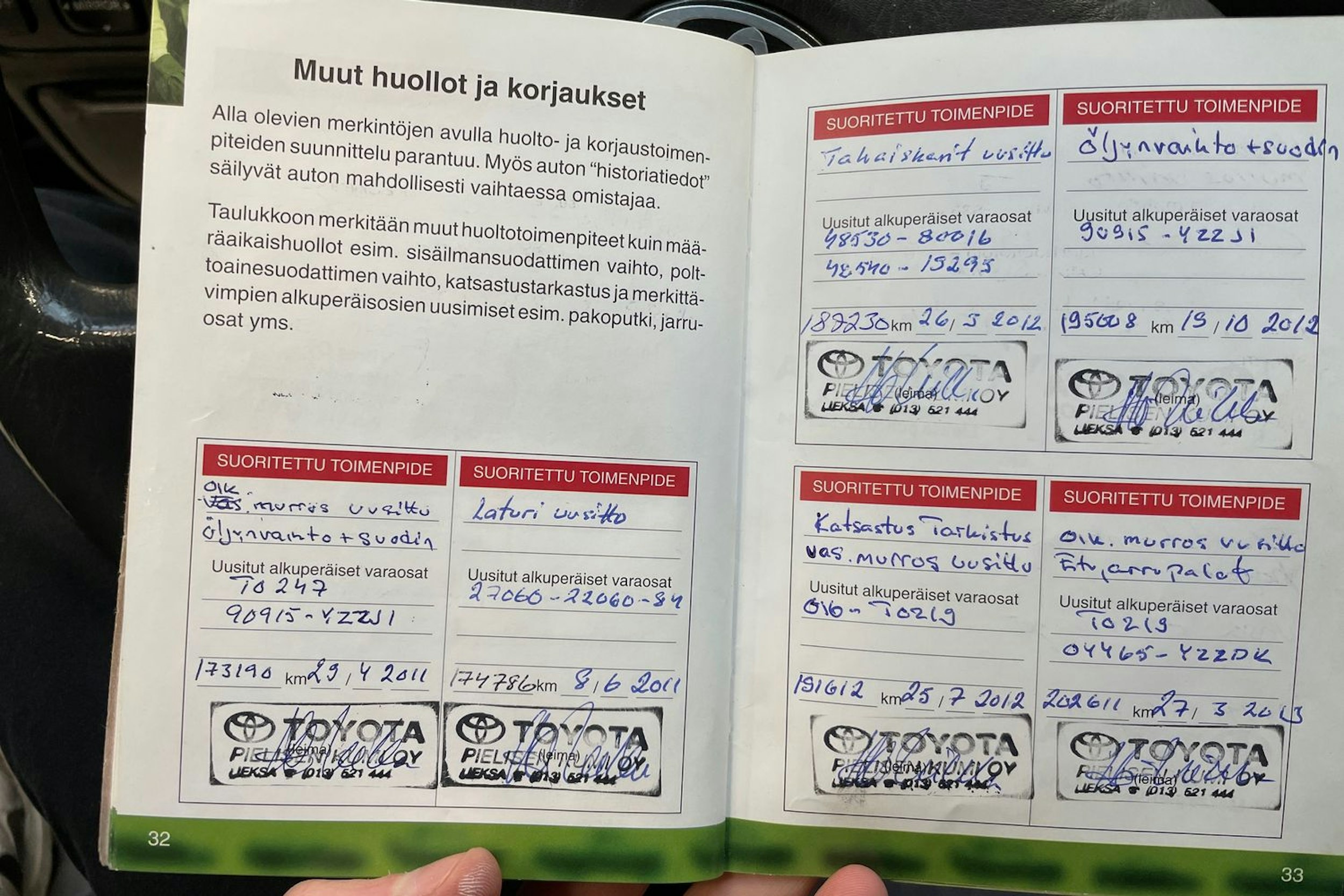 punainen Toyota Corolla 2000 kuva 21.