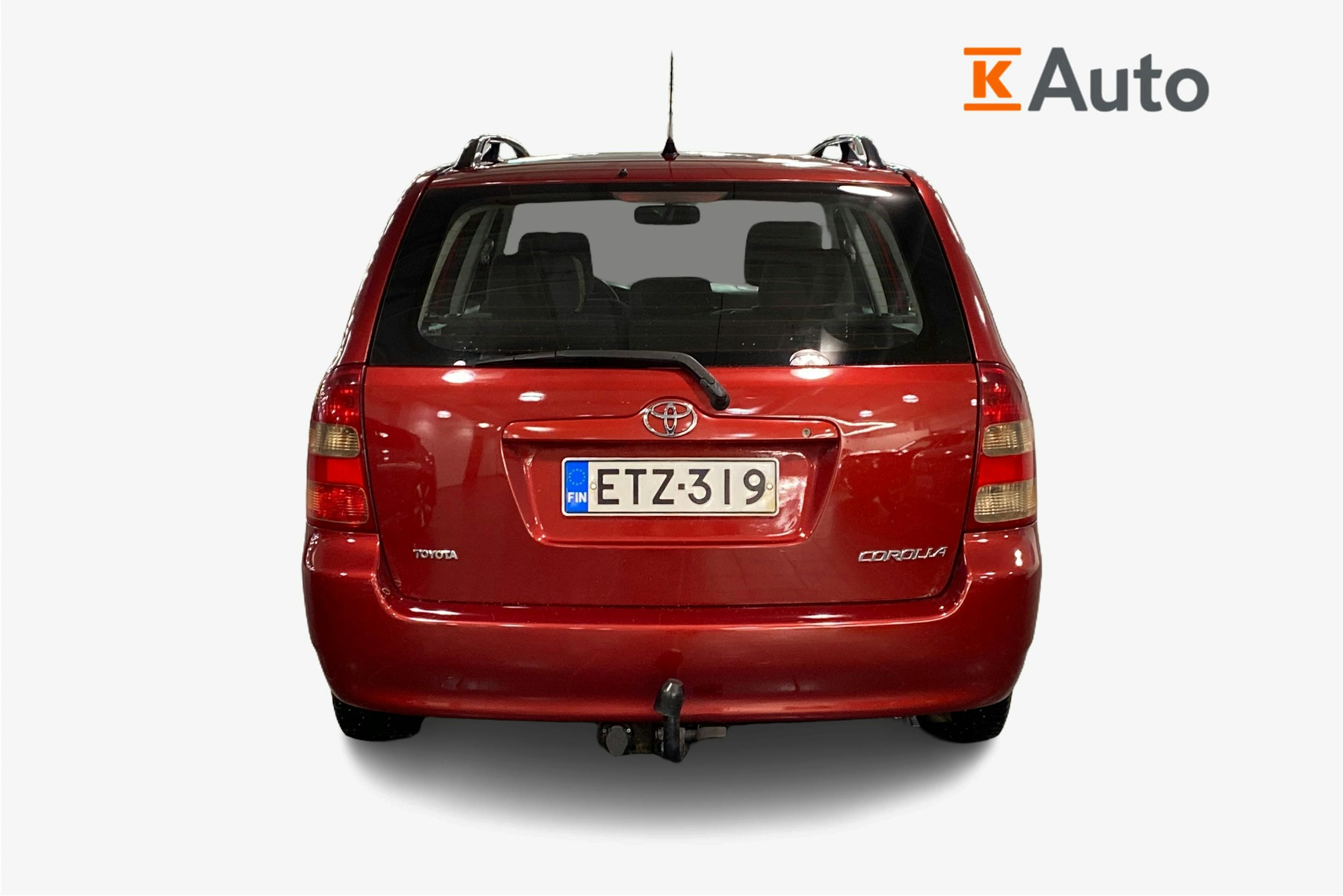 punainen Toyota Corolla 2003 kuva 3.