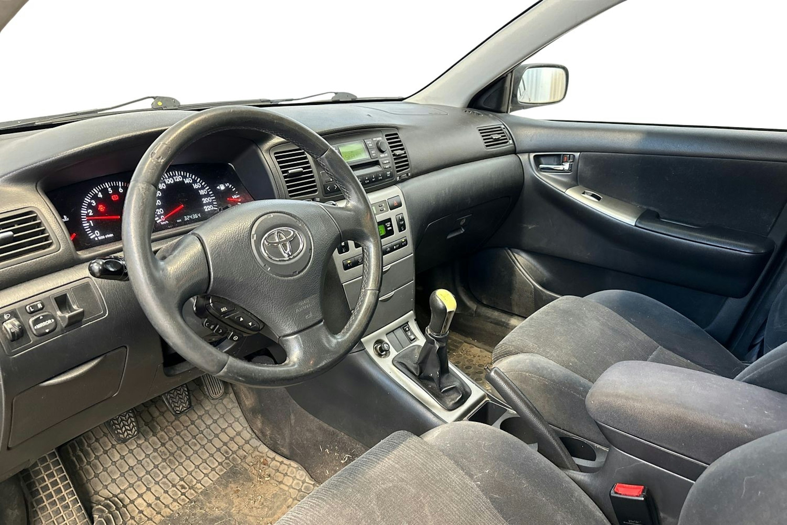 punainen Toyota Corolla 2003 kuva 3.