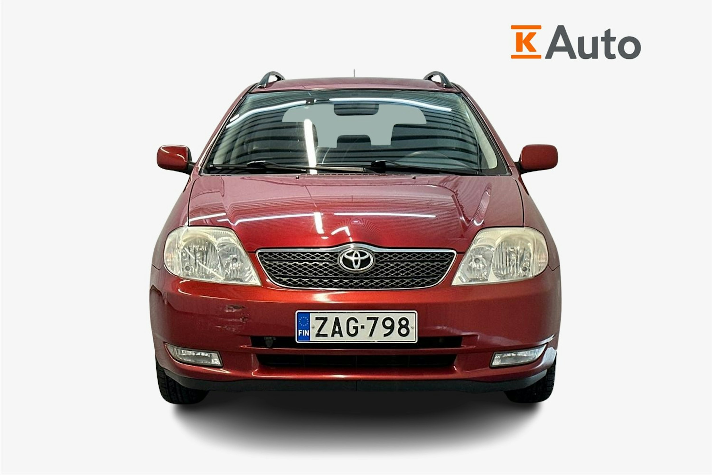 punainen Toyota Corolla 2003 kuva 5.