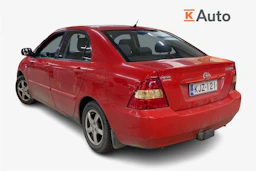 punainen Toyota Corolla 2004 kuva 2.