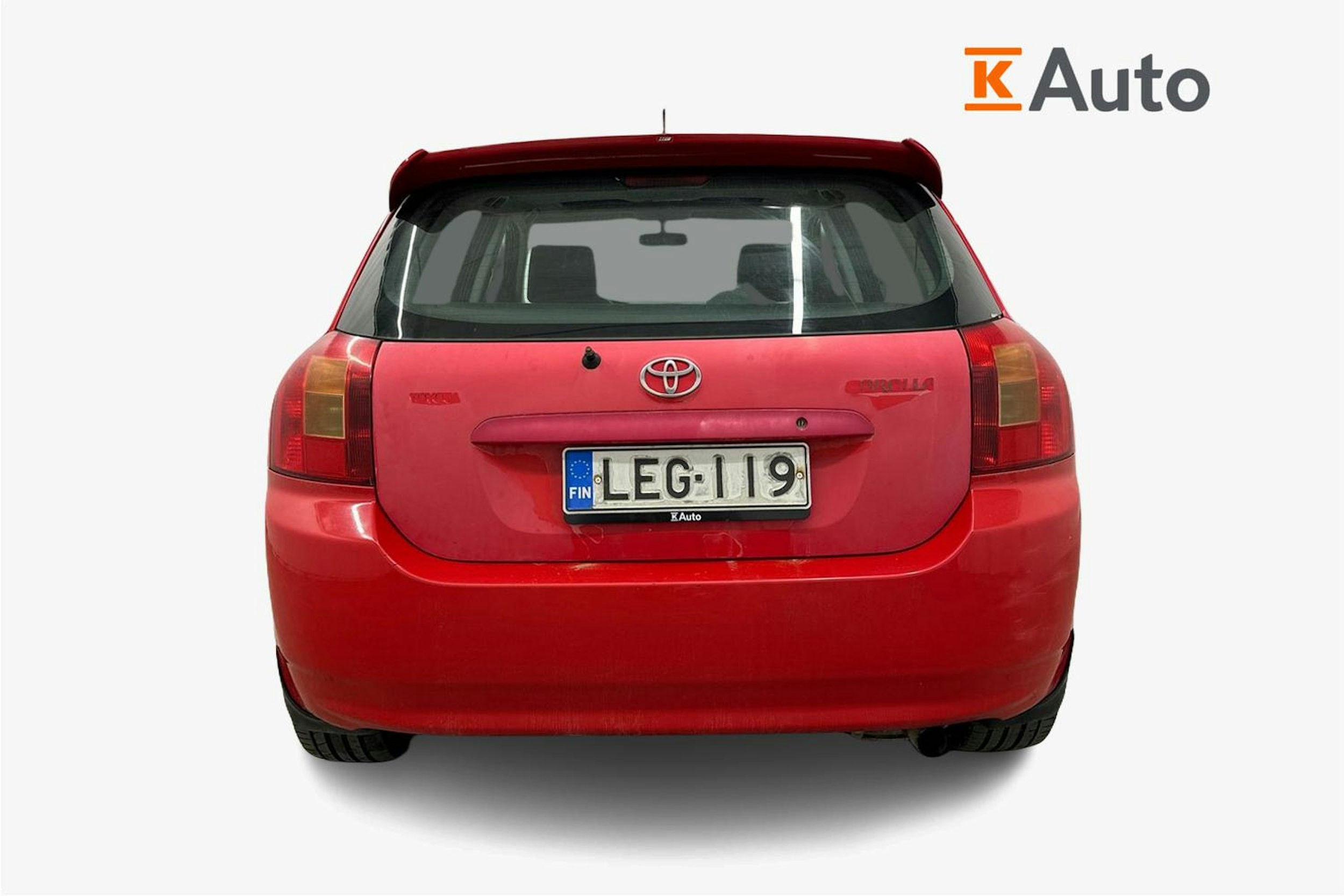 Punainen Toyota Corolla 2004 kuva 3.