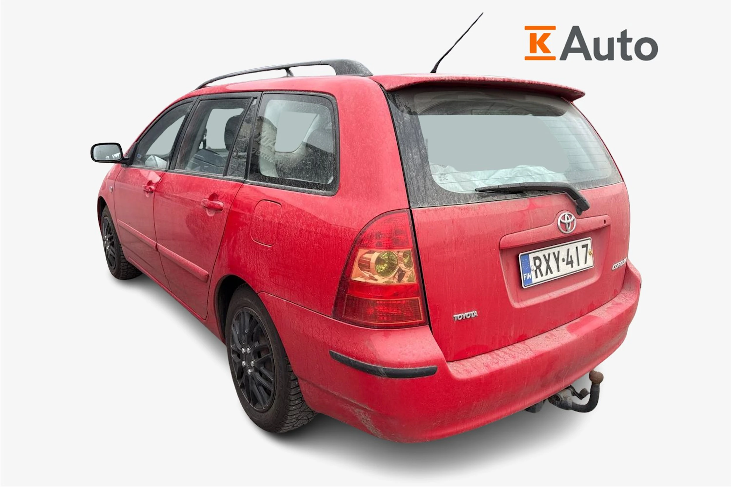 punainen Toyota Corolla 2005 kuva 2.