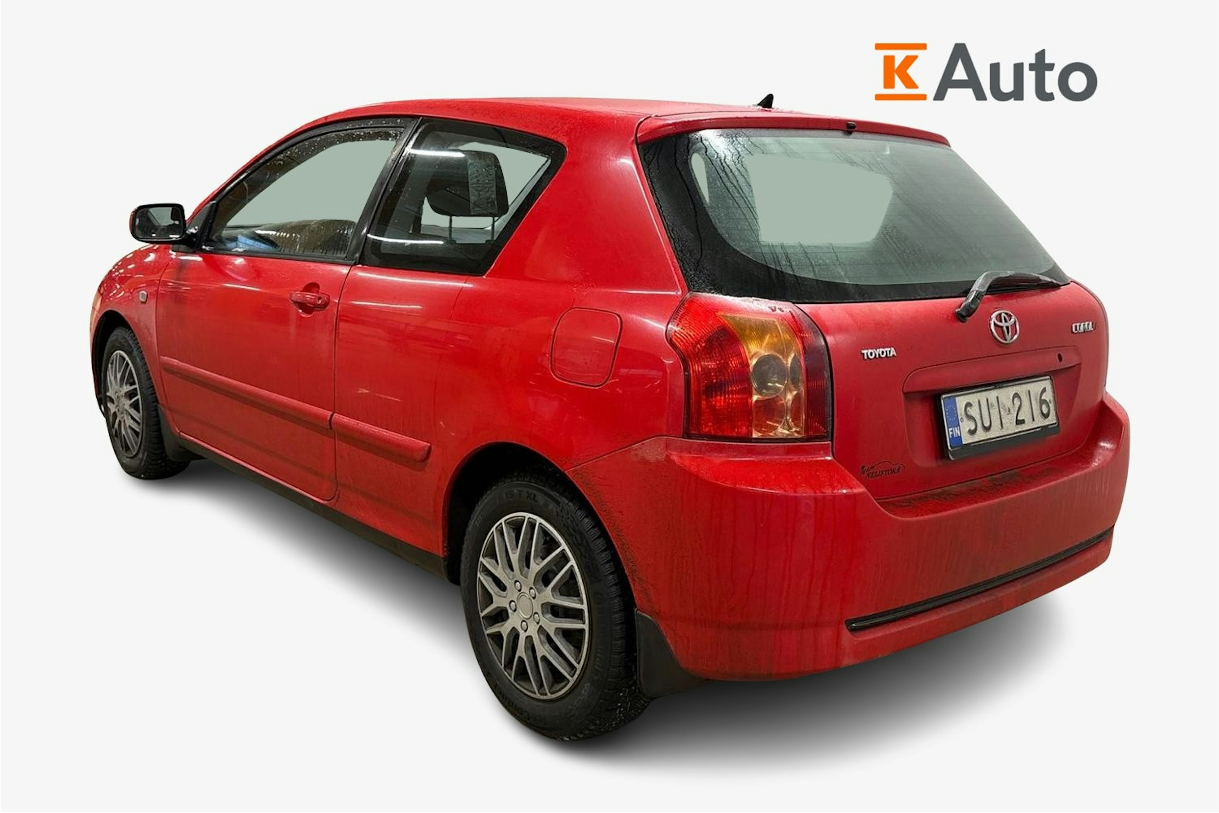punainen Toyota Corolla 2006 kuva 2.