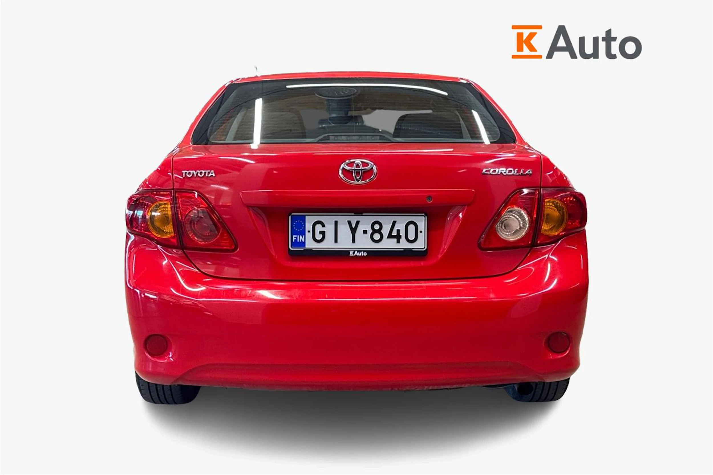 punainen Toyota Corolla 2011 kuva 3.
