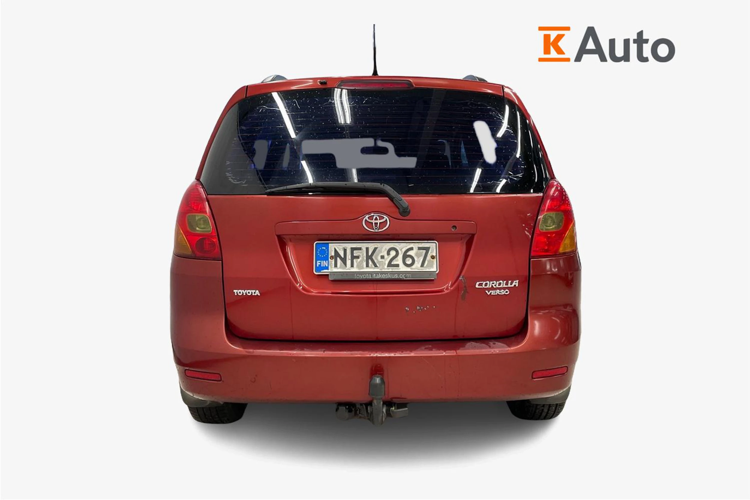 Punainen Toyota Corolla Verso 2003 kuva 3.