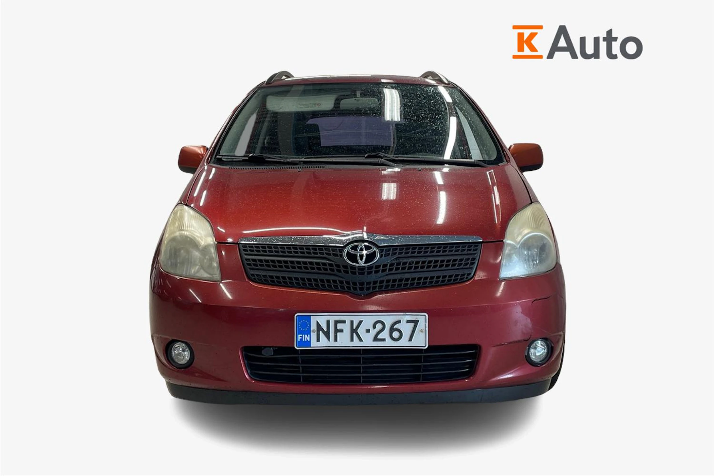 Punainen Toyota Corolla Verso 2003 kuva 4.