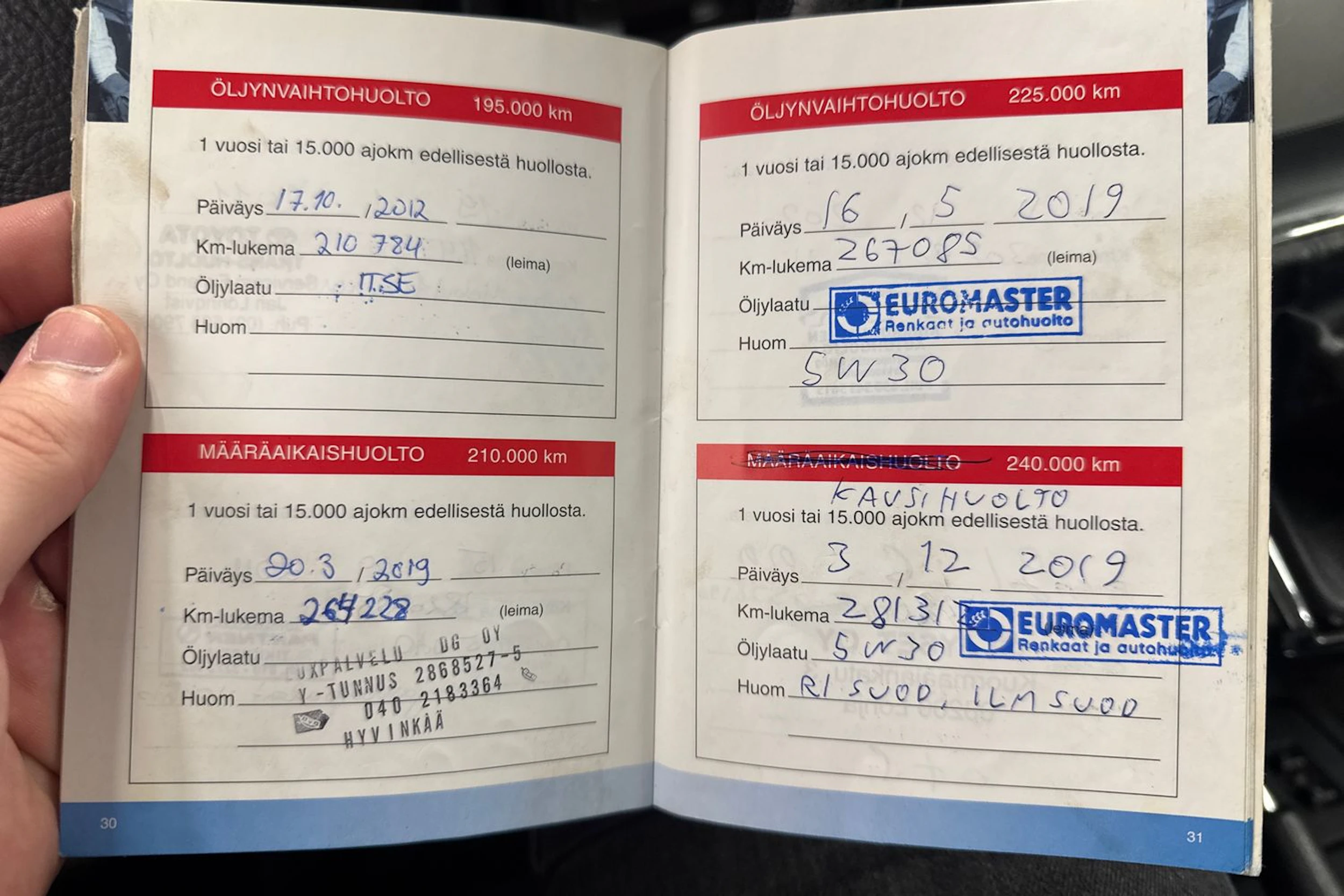 sininen Toyota Corolla Verso 2005 kuva 18.
