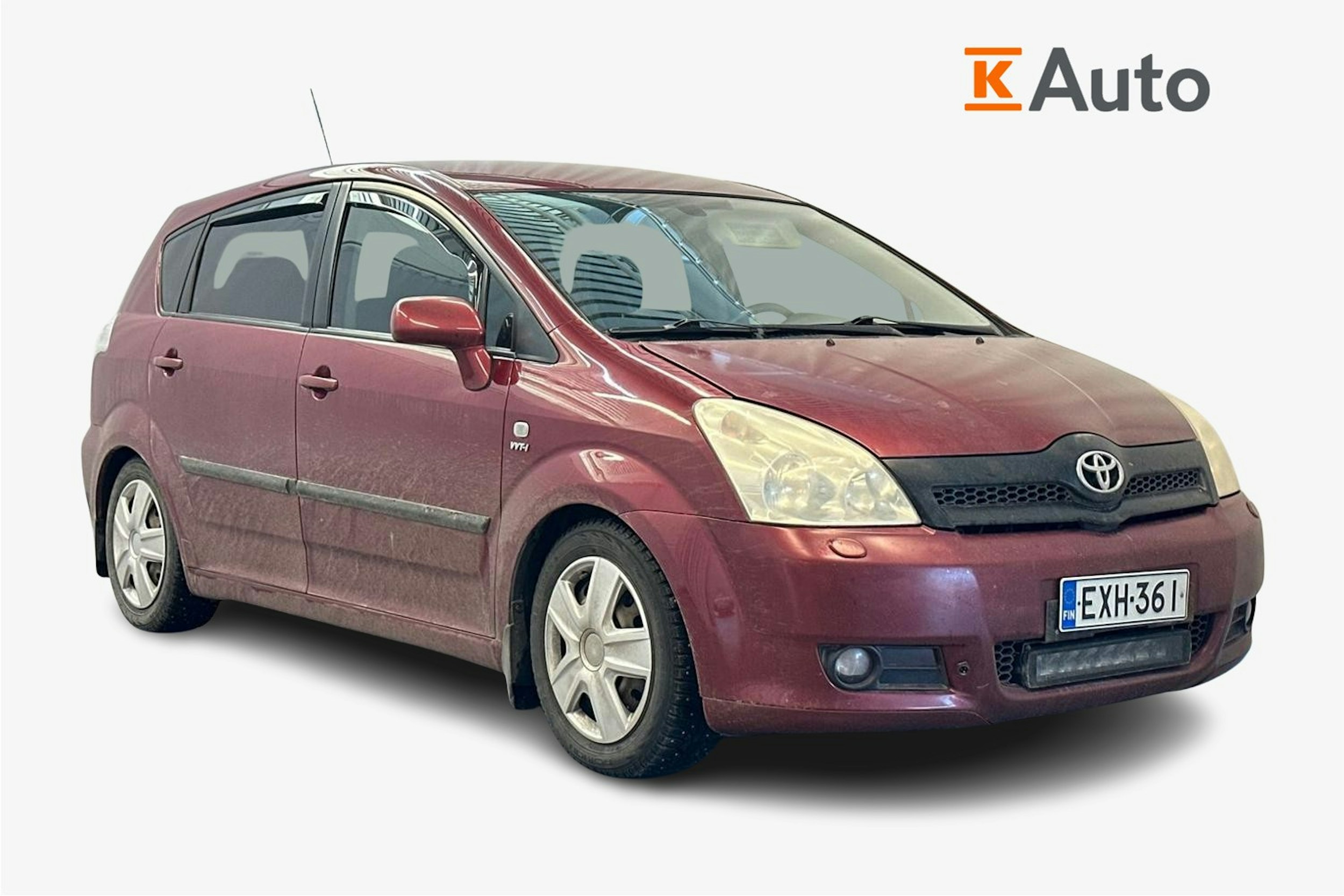 Punainen Toyota Corolla Verso 2005 kuva 1.