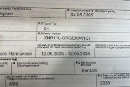 Hopea Toyota Corolla Verso 2005 kuva 23.