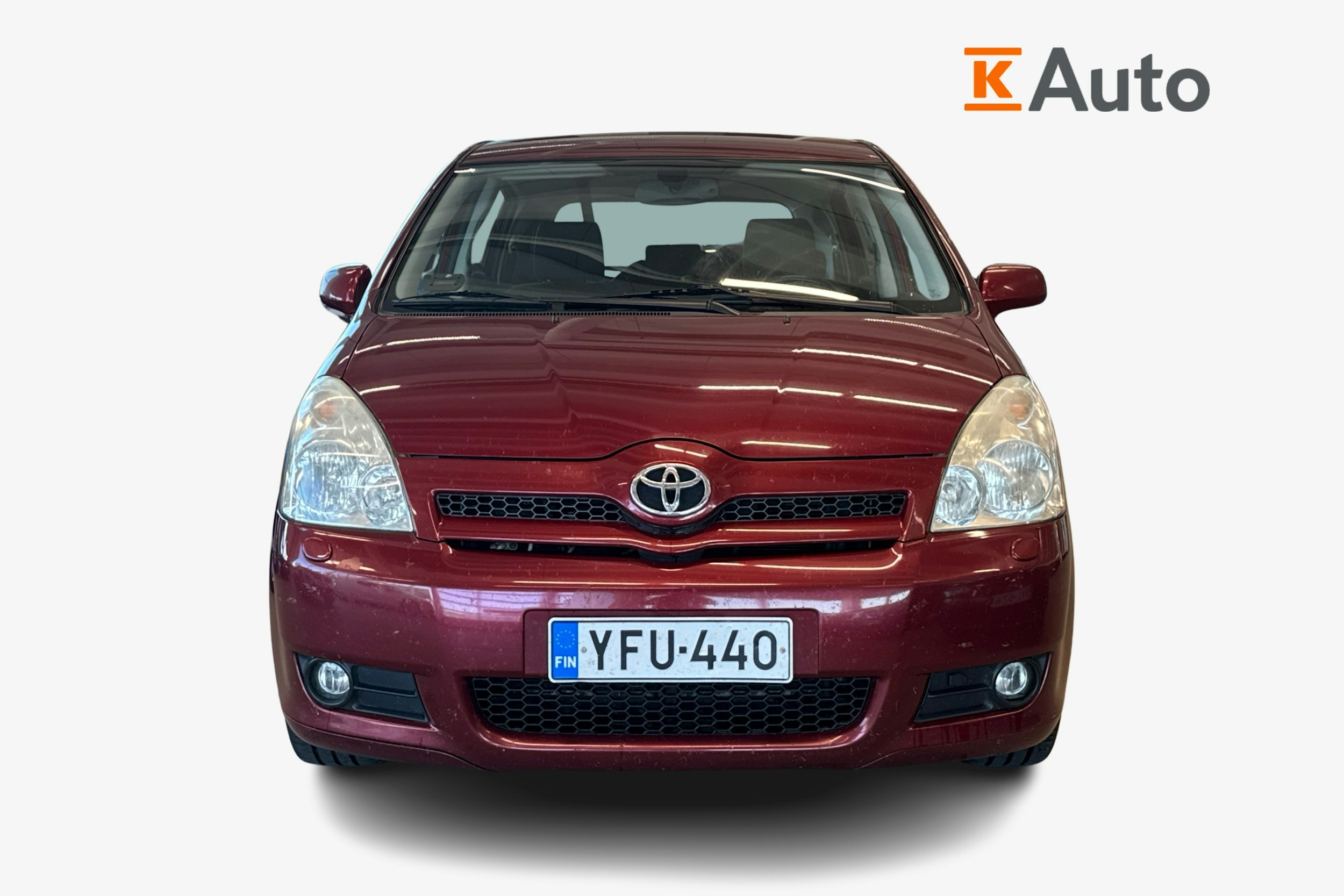 Punainen Toyota Corolla Verso 2005 kuva 4.