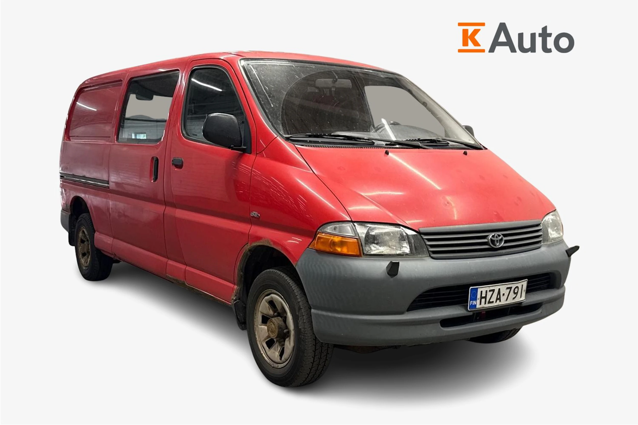 punainen Toyota Hiace 2002 kuva 1.