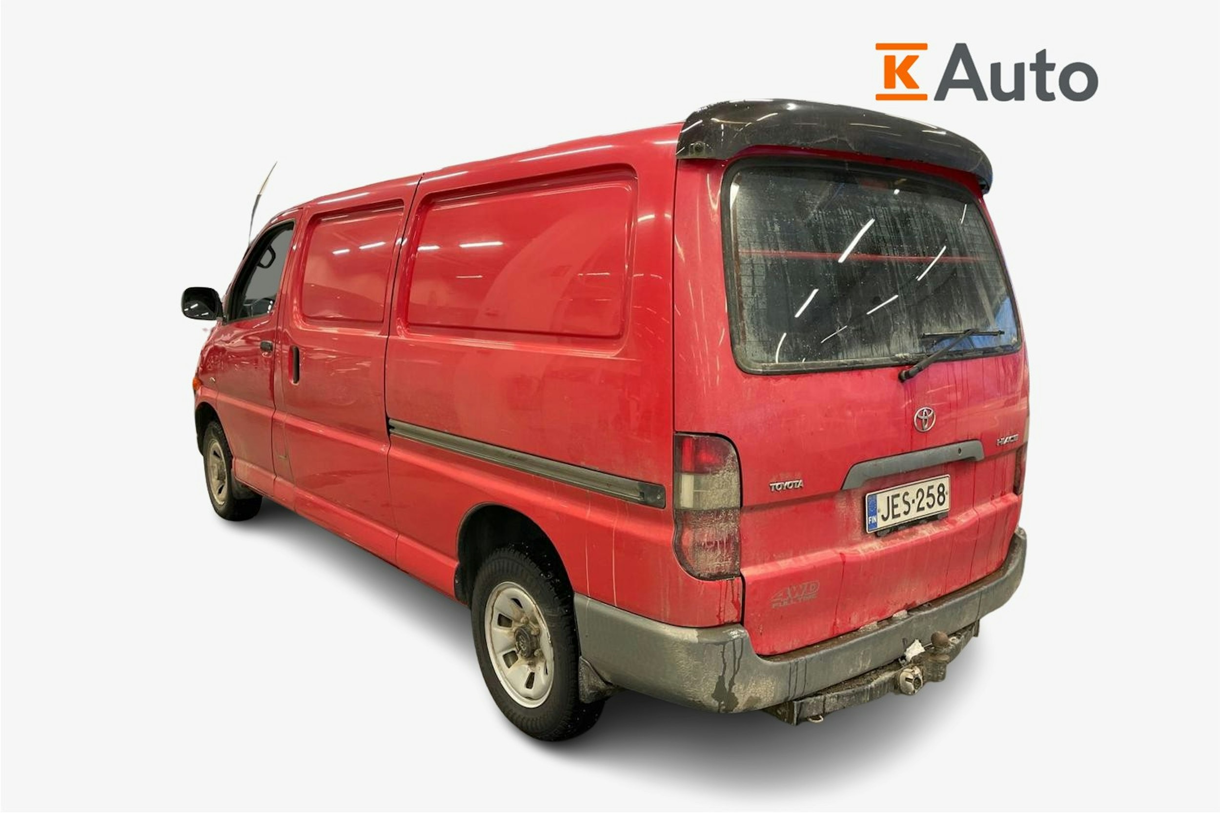 punainen Toyota Hiace 2002 kuva 2.
