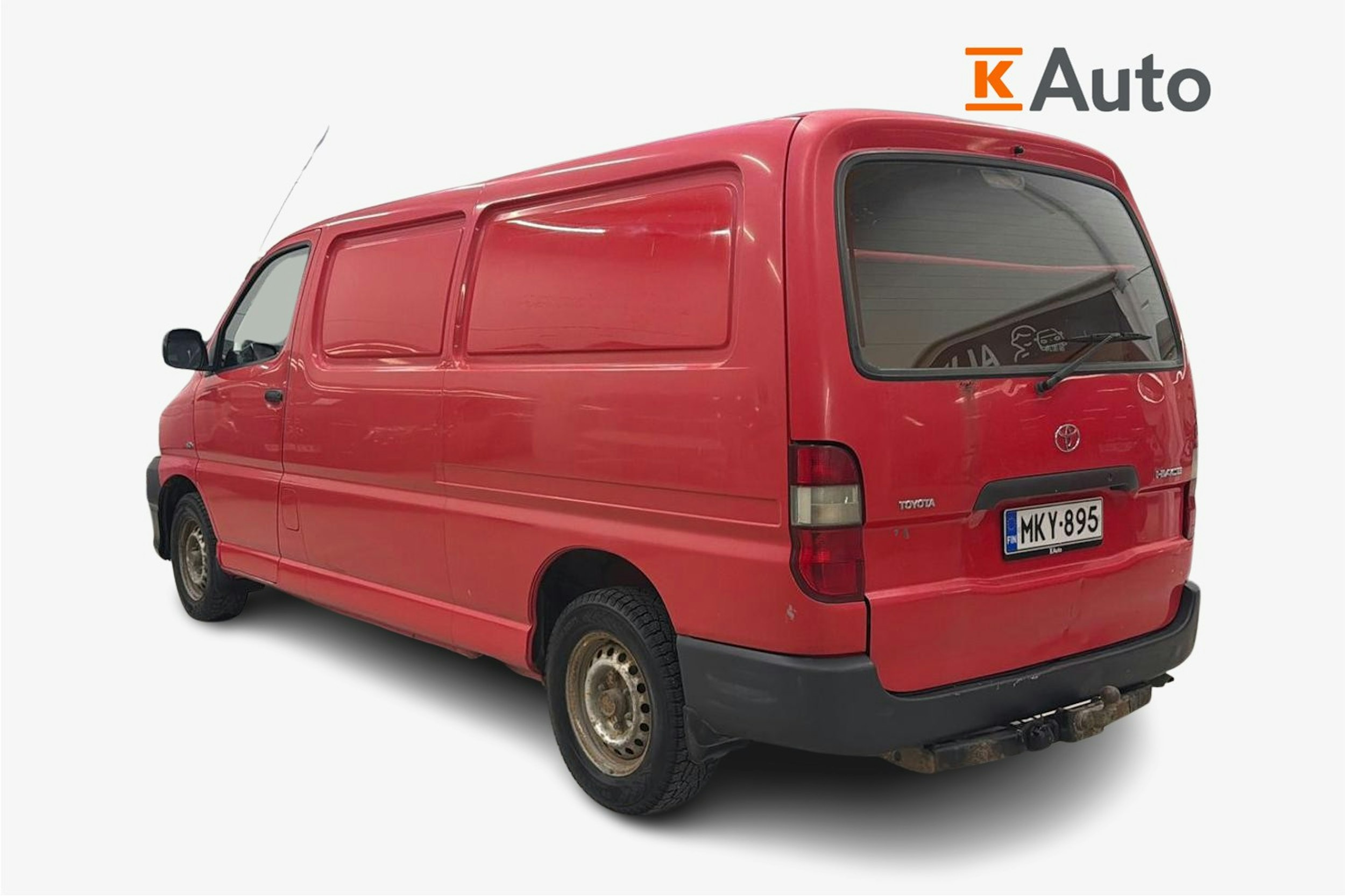 punainen Toyota Hiace 2008 kuva 2.