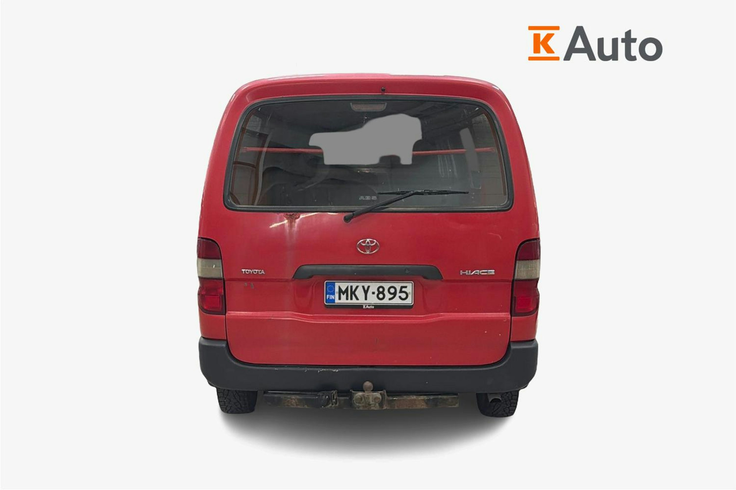 punainen Toyota Hiace 2008 kuva 3.