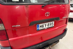 punainen Toyota Hiace 2008 kuva 17.