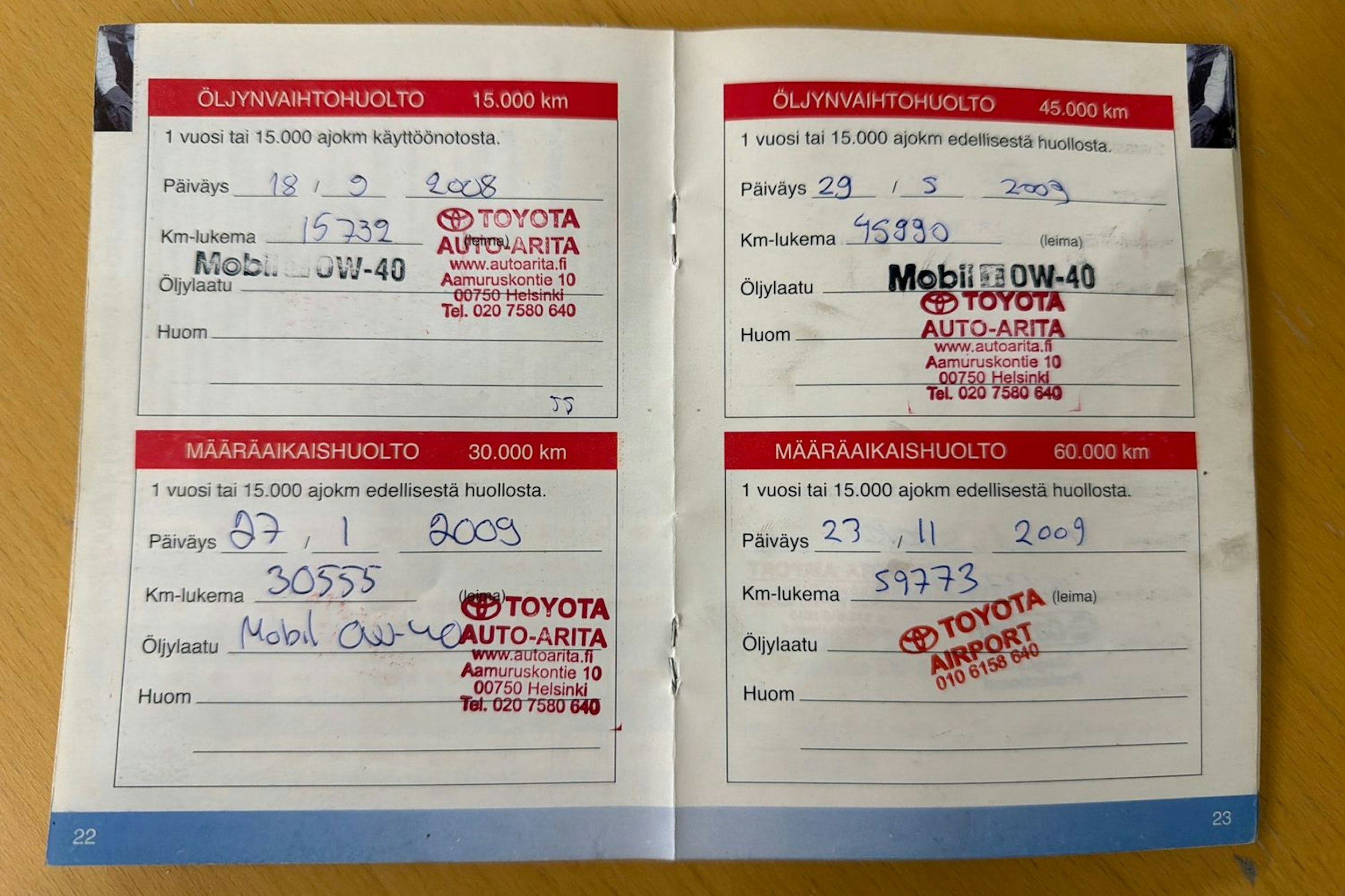 punainen Toyota Hiace 2008 kuva 26.