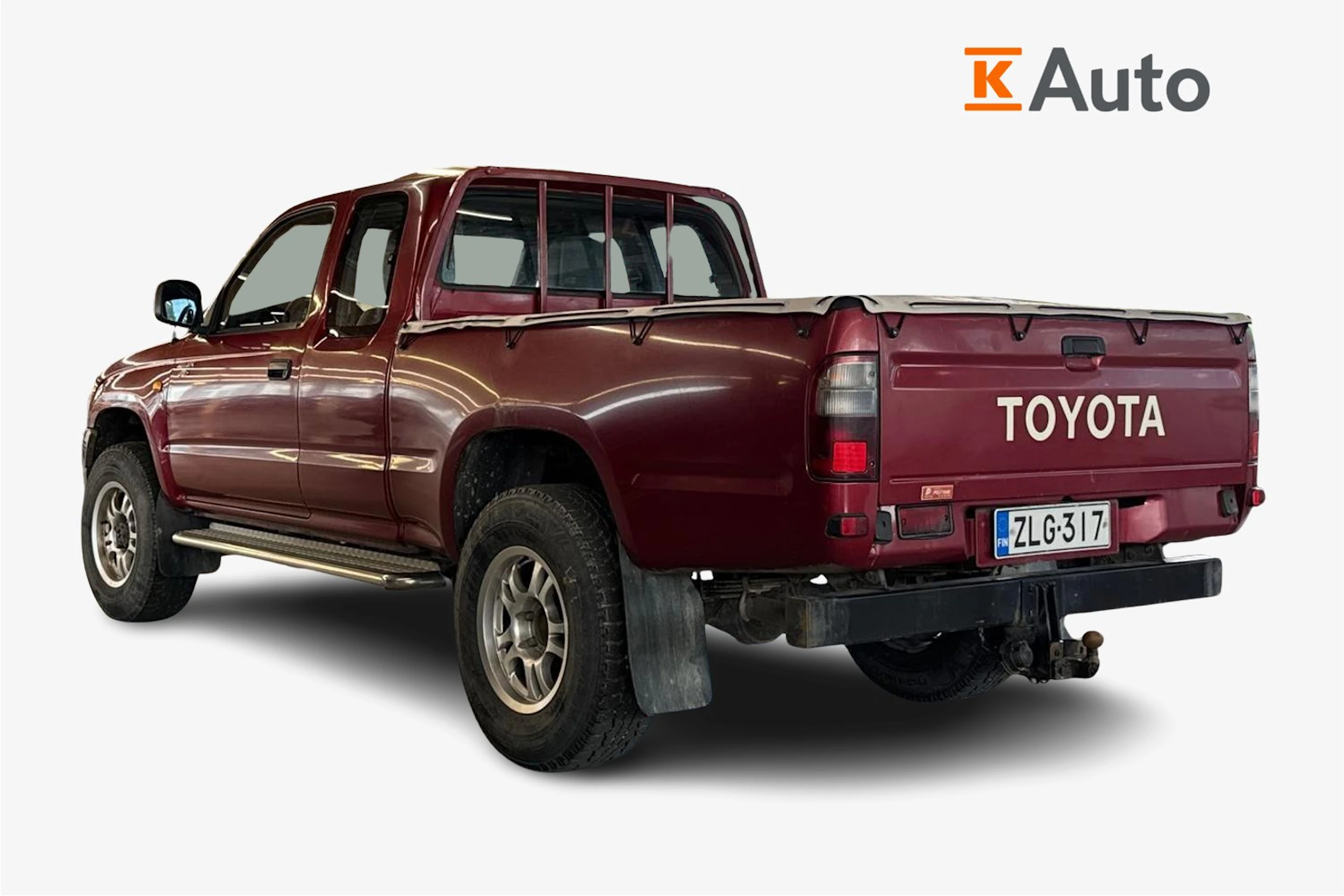 punainen Toyota Hilux 2004 kuva 2.