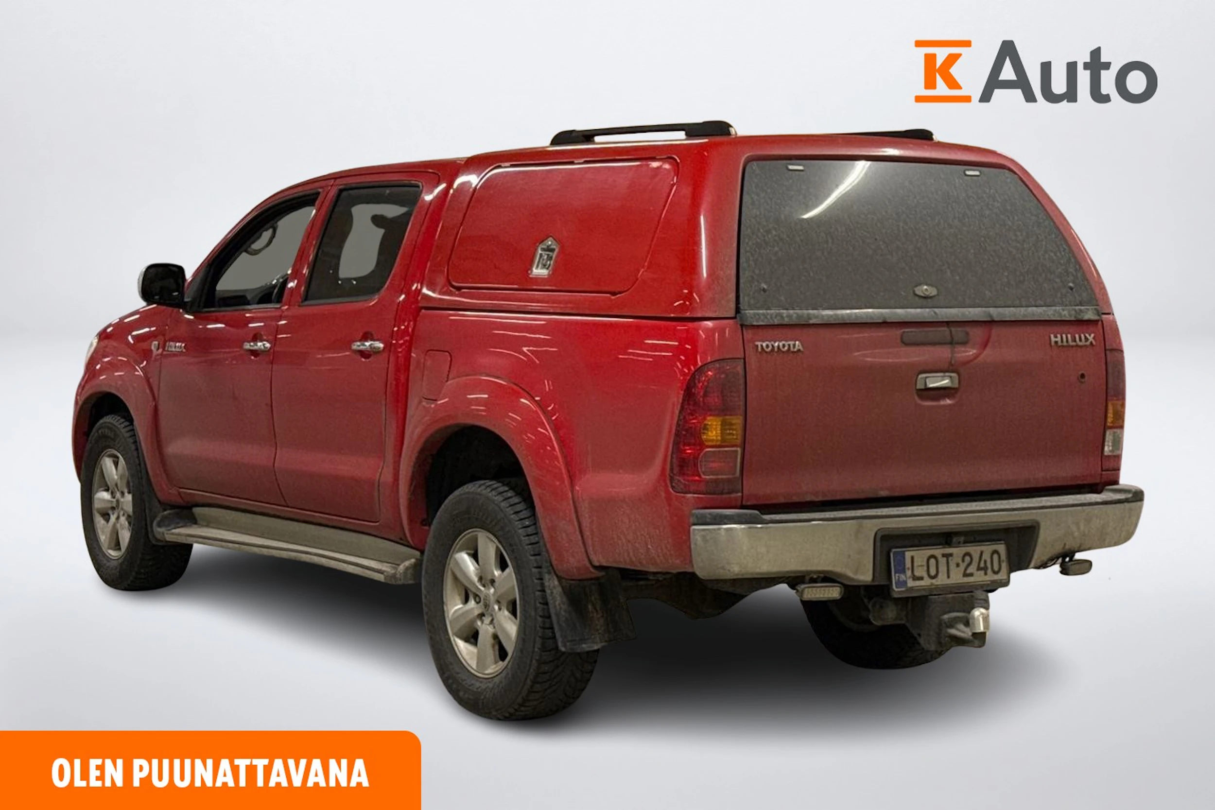 punainen Toyota Hilux 2009 kuva 2.