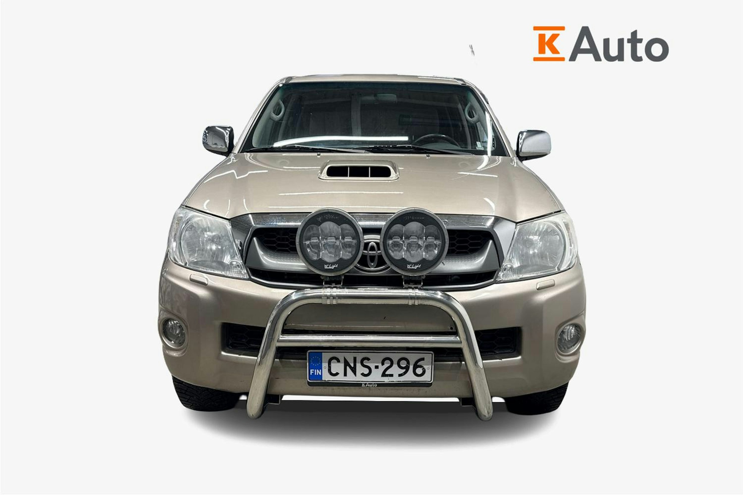 Ruskea (beige) Toyota Hilux 2010 kuva 5.