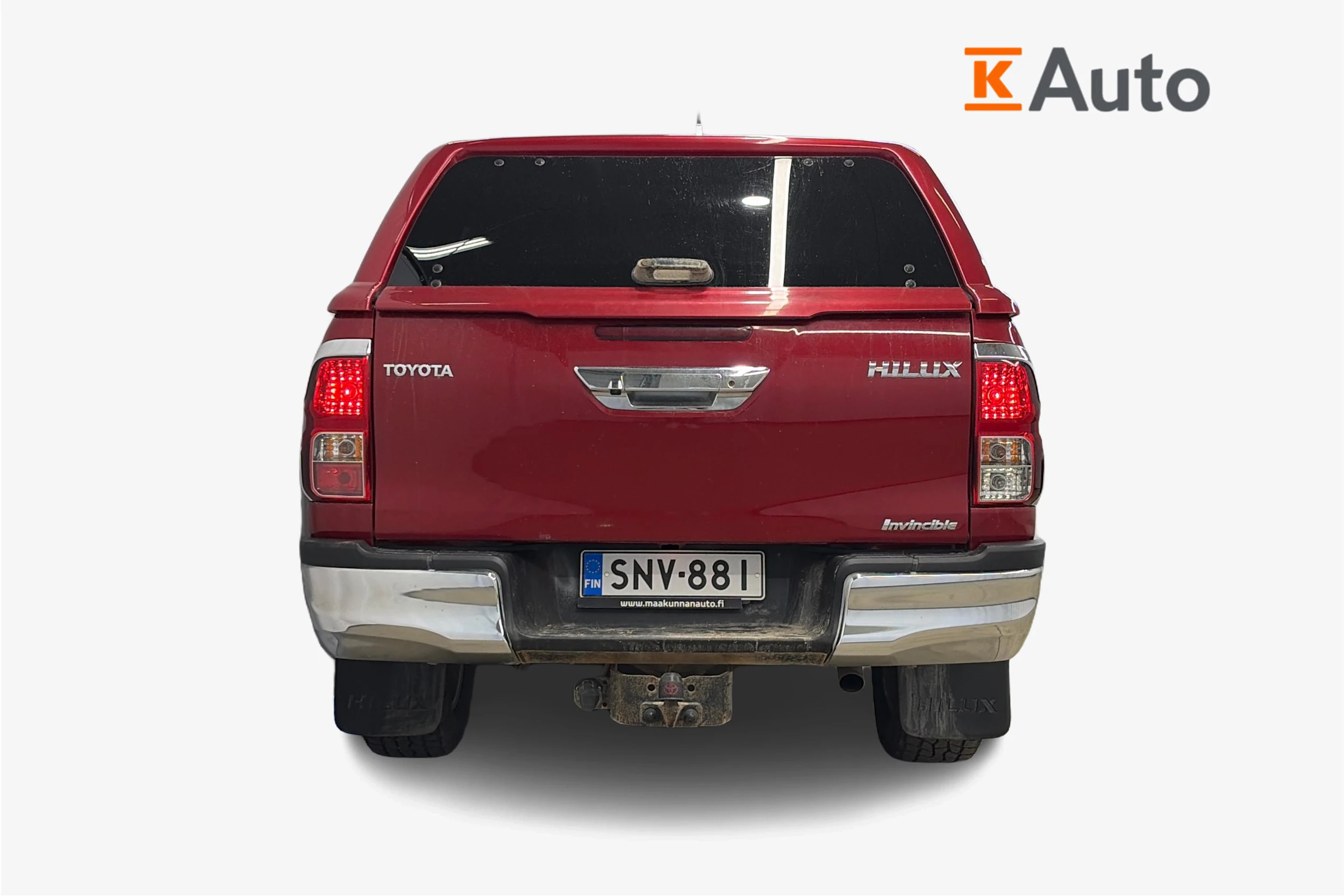 punainen Toyota Hilux 2016 kuva 3.