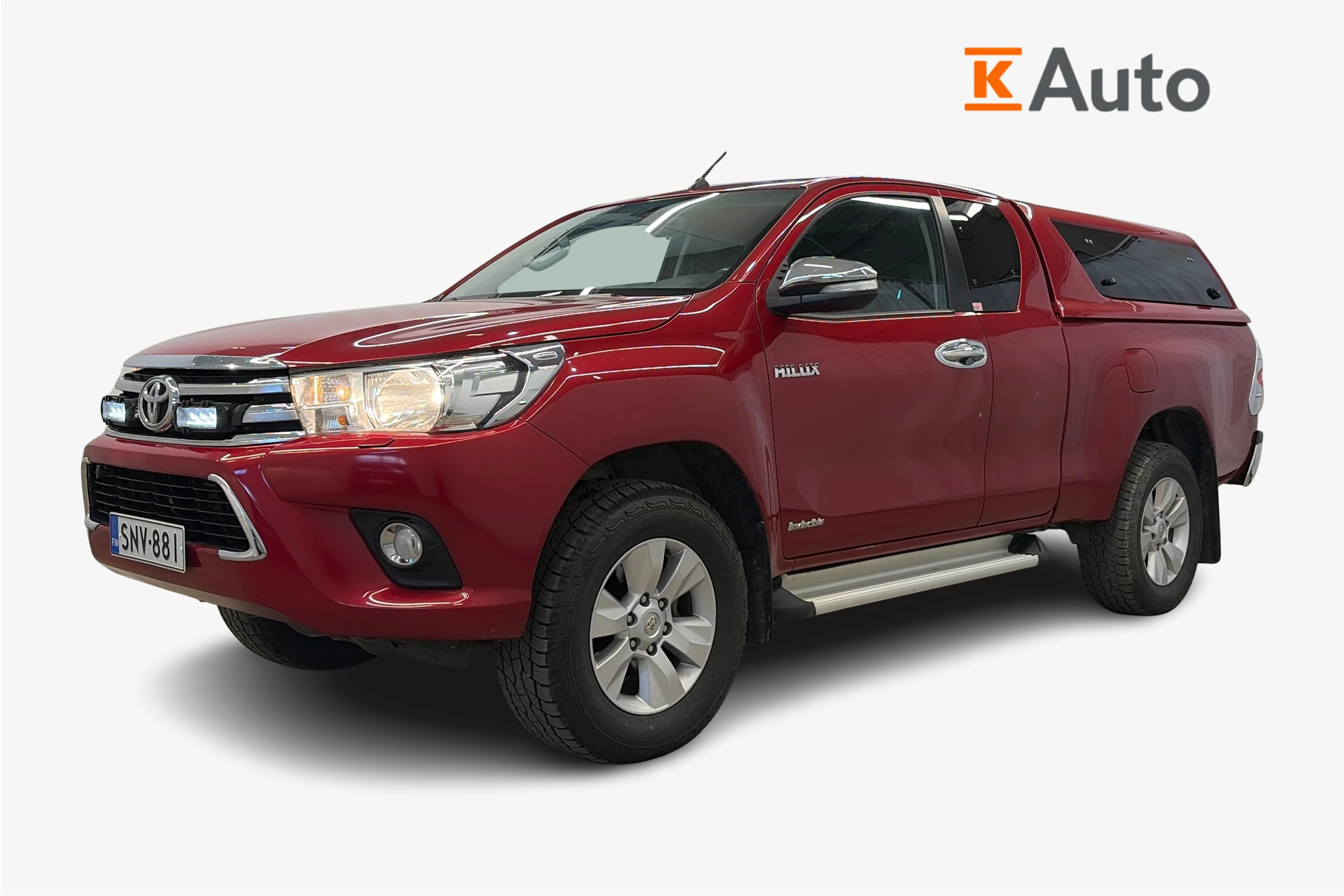 punainen Toyota Hilux 2016 kuva 5.
