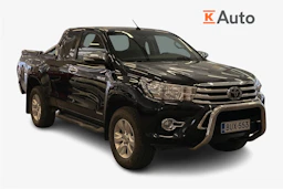 Musta Toyota Hilux 2018 kuva 1.