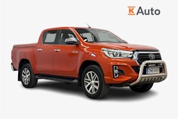 oranssi Toyota Hilux 2018 kuva 1.