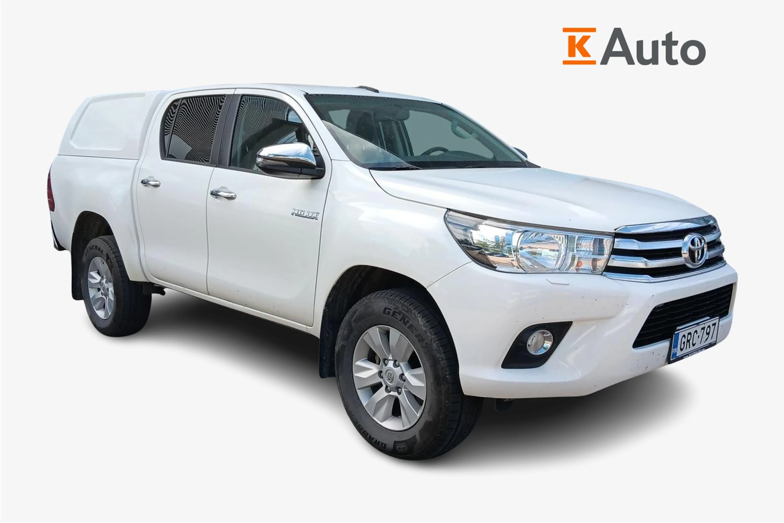valkoinen Toyota Hilux 2020 kuva 1.