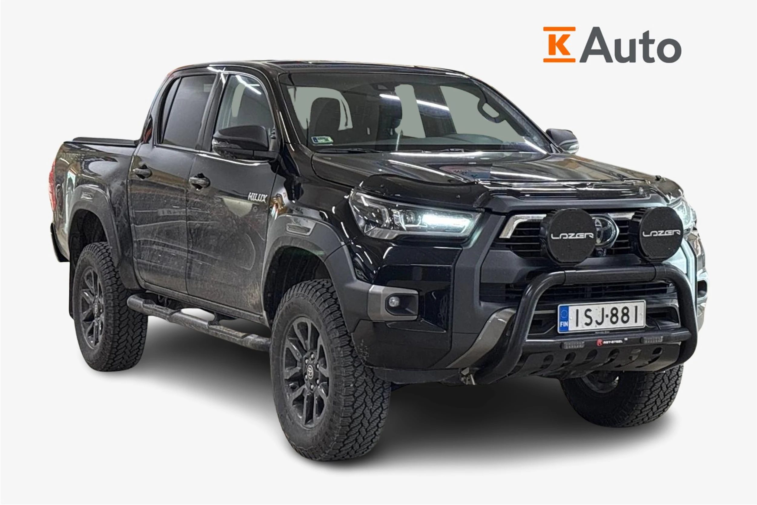 musta Toyota Hilux 2023 kuva 1.