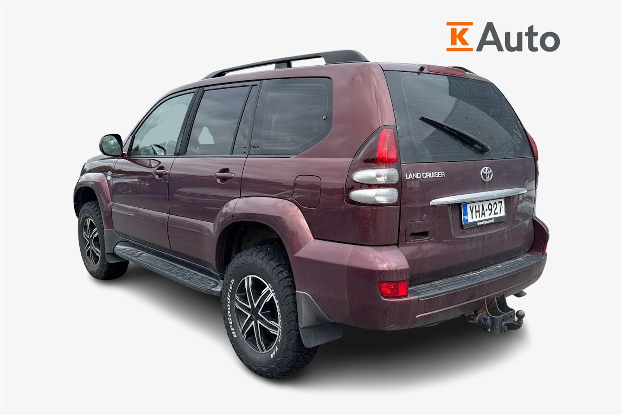 punainen Toyota Land Cruiser 2008 kuva 2.