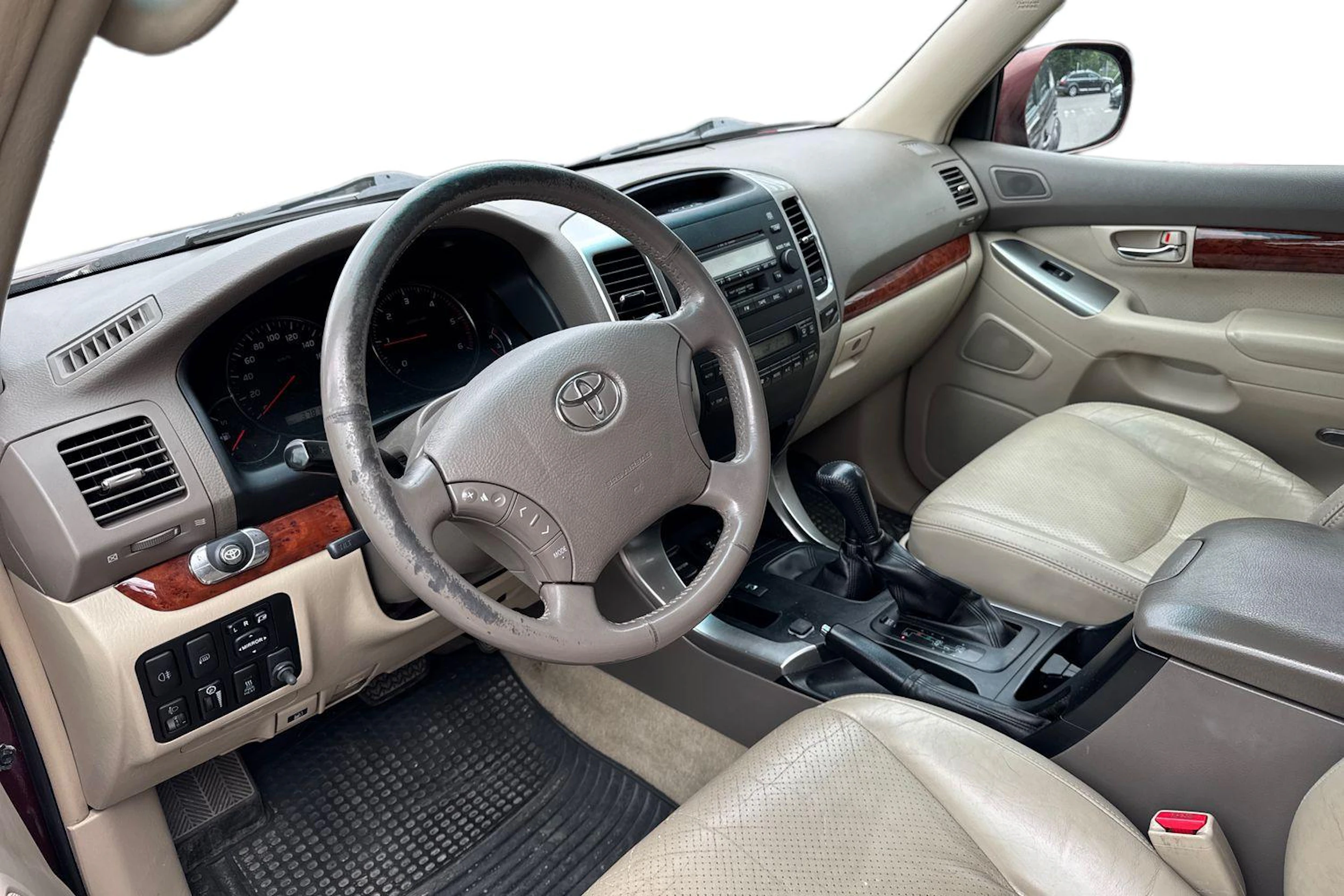 punainen Toyota Land Cruiser 2008 kuva 3.