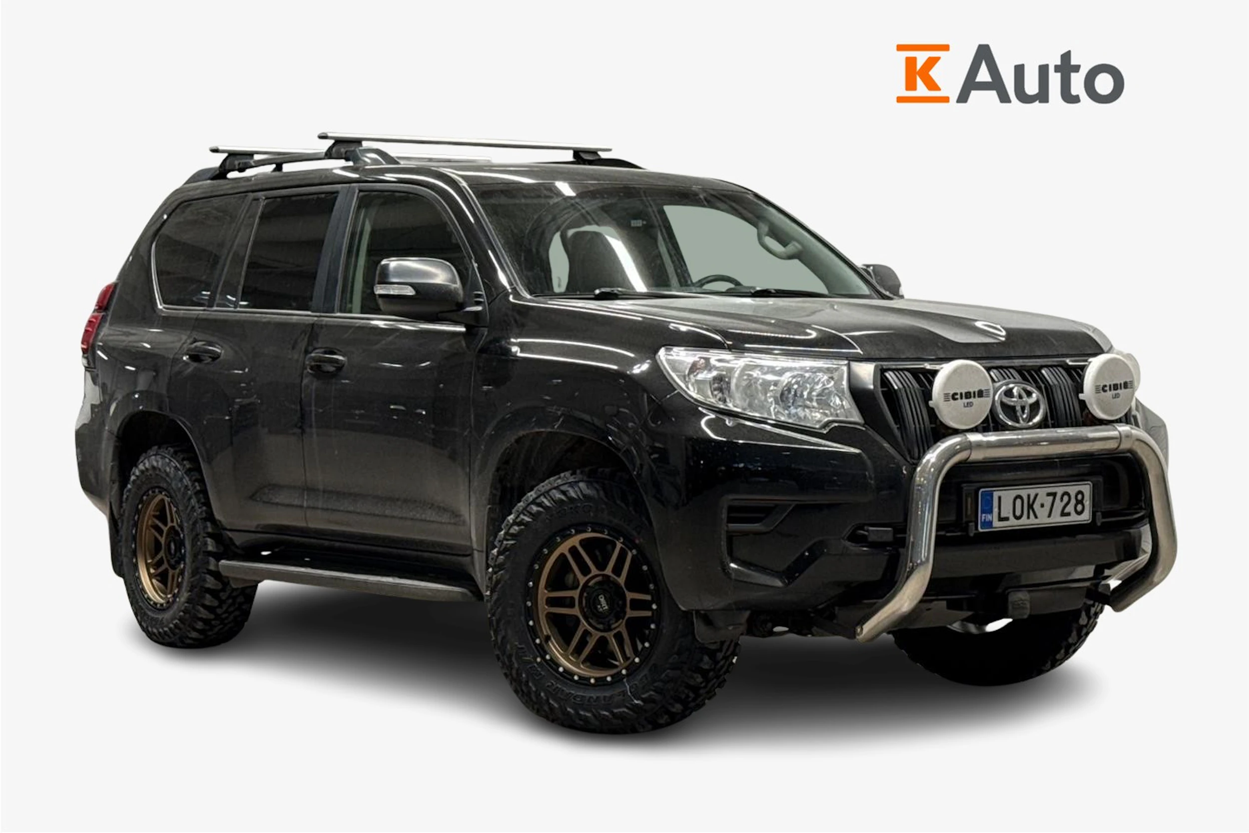 musta Toyota Land Cruiser 2018 kuva 1.